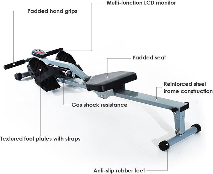 soozier rowing machine