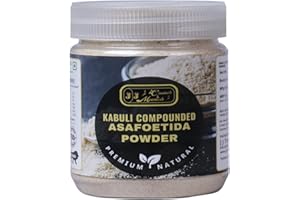 J J Crunch N Munch Kabuli Asafoetida Powder, Pure Natural Aromatic Hing Spice for Cooking and Digestive Health, 120g (Hing Powder (120 gram))