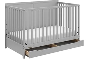 Graco Melrose 5-in-1 Convertible Crib with Drawer - Pebble Gray