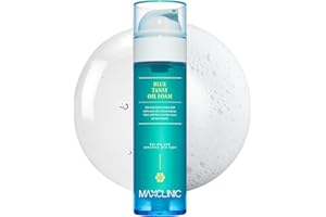 MAXCLINIC [K-Beauty] Blue Tansy Oil to Foam - All-in-One Korean Face Wash OilBased Foaming Facial Cleanser - Excess Sebum & Oil Control - Makeup Deep Cleansing Oil for All Skin Types (3.88 fl oz)