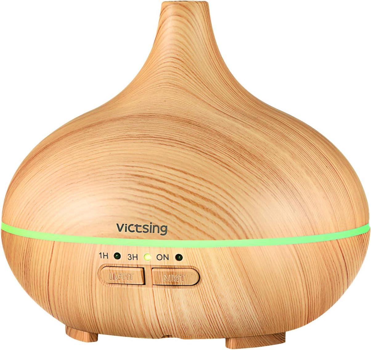 VicTsing Portable Ultrasonic Cool Mist Air Humidifier Essential Oil Diffuser 150ml Aroma with 14-couleurs Changing 3 Time Settings and Auto Stop for Spa, Massage, Yoga, Home, Office