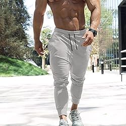MICOZIFY Men’s Workout Jogger Pants, Stretch Gym