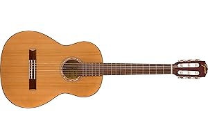 Fender FA-15N 3/4 Scale Nylon String Acoustic Guitar, Natural, with Gig Bag