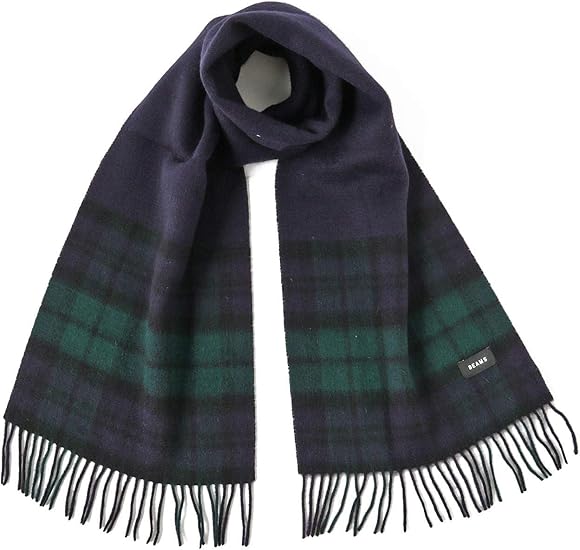 Amazon ビームス Beams マフラー ストール チェック ソリッド