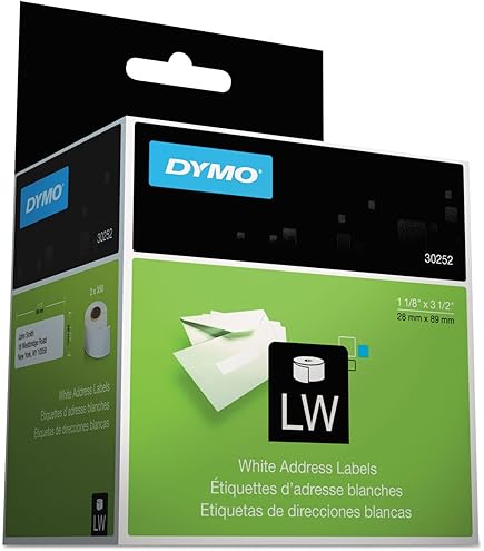 Amazon.com: DYMO 30256 LabelWriter Shipping Labels, 2 5/16 x