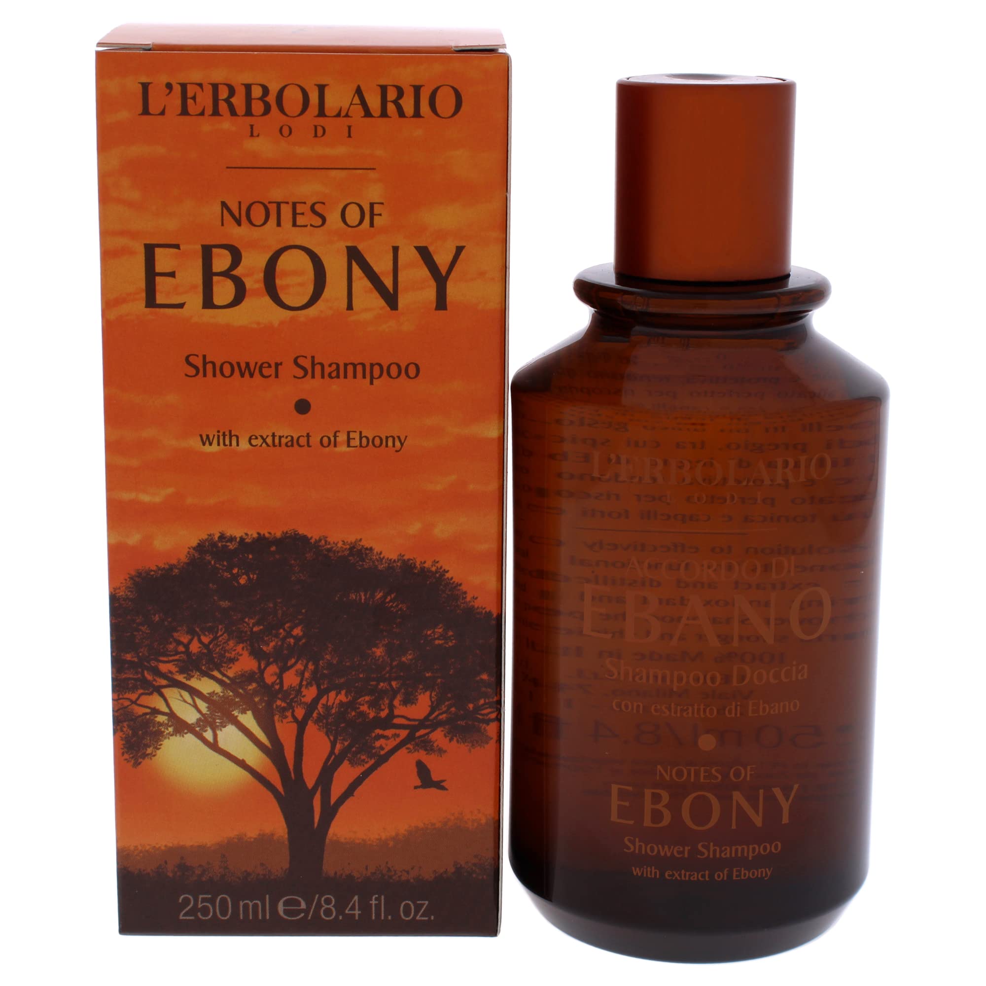 L'Erbolario Accordo di Ebano Shower Shampoo 250ml