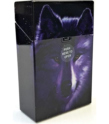 wolf cigarette case Amazon.com: Eclipse Wolf Series Wolf Pack Design Hard Plastic Crushproof Cigarette  Case, 2ct, Kings, 3116D17-2 : Health & Household