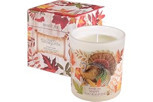 ROMIIE ZOI Scented Candle - Happy Thanksgiving - 6oz Soy Wax Candle for Autumn, Gift for Her/Him