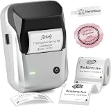 NIIMBOT B1 Bluetooth Label Maker Portable 2-Inch Waterproof Tapes Silver