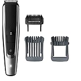 Philips Beard Trimmer and Hair Clipper Series 5000 - Black and Silver - No Blade Oil Needed