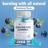 Aoruilia Creatine Gummies 5000mg 60 Vegan Blueberry Pre-Workout view 6