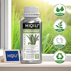 HIQILI 16 Fl Oz Lemongrass Essential Oil, 100% Pure