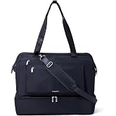 Modern Weekender - Lightweight 18"x15.7"x9.4" Duffel Carry-on Travel Bag for Women
