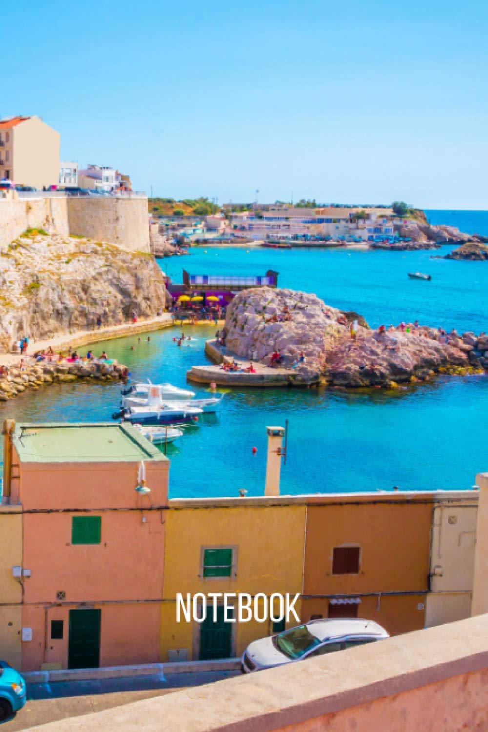 Marseille Notebook: blank lined composition journal | Marseille notebook | 100 pages