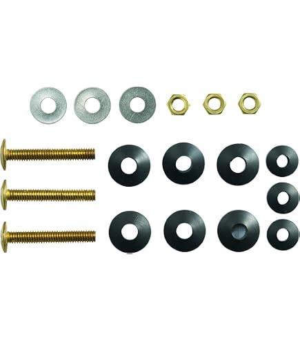 GP51487 Triangle Toilet Tank Gasket – Fits Kohler Wellworth & Most Two-Piece Toilets, Complete With Bolts & Washers