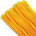 Amazon.com: TOAOB 100pcs Pipe Cleaners Crafts Supplies Golden Yellow ...