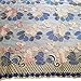 BlueSky 5 Yards/Lot Latest African Nigerian French lace Fabric Embroidered Beading and Rhinestones for Wedding Party (Blue)