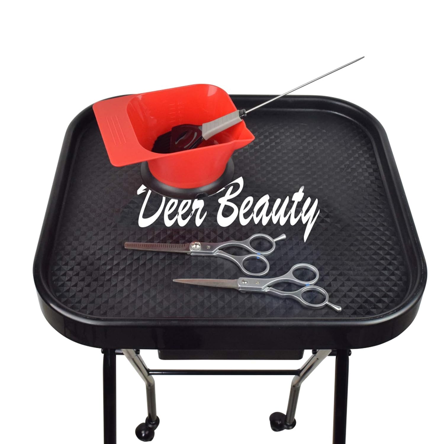 ServiceTray-PremiumAdvanced Salon Folding Trolley-Senior Salon Trolley-Advanced Salon Folding Trolley-Portable Wheelbarrow-The Salon Cart Is Folded For Storage-Multifunctional Advanced Folding Trolley: Beauty