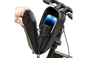 Electric Scooter Bag - 3L Quick-Release with Hard Cover - E-Scooter Bag Front-Mounted - for Water Bottle Phone Keys Sunglasse