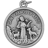 Venerare Traditional Catholic Saint Medal (Saint Francis Pet Medal, Round)