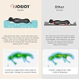 JOEJOY Large Dog Bed Sofa Bed 76x61x23cm Wool Fleece Striped Corduroy view 3