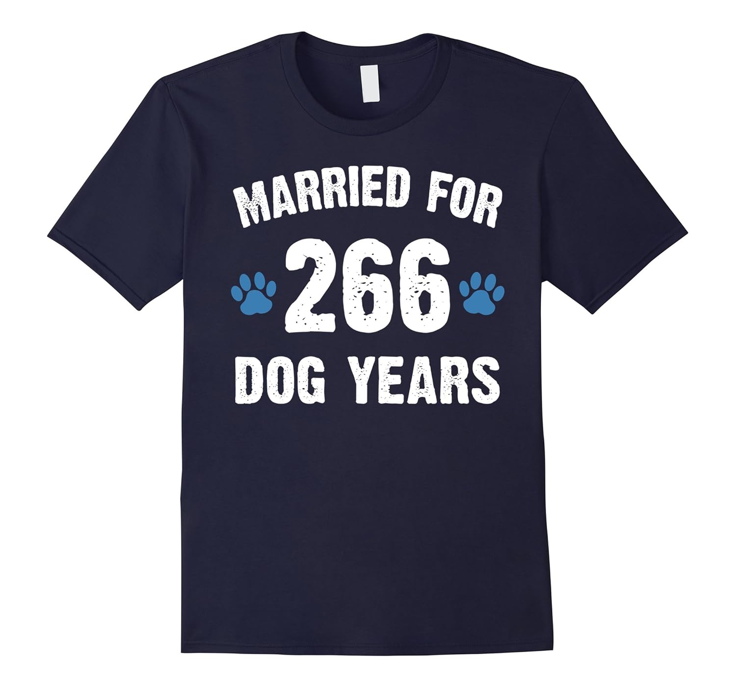 Married For 266 Dog Years 38th Wedding Anniversary T-Shirt-ANZ