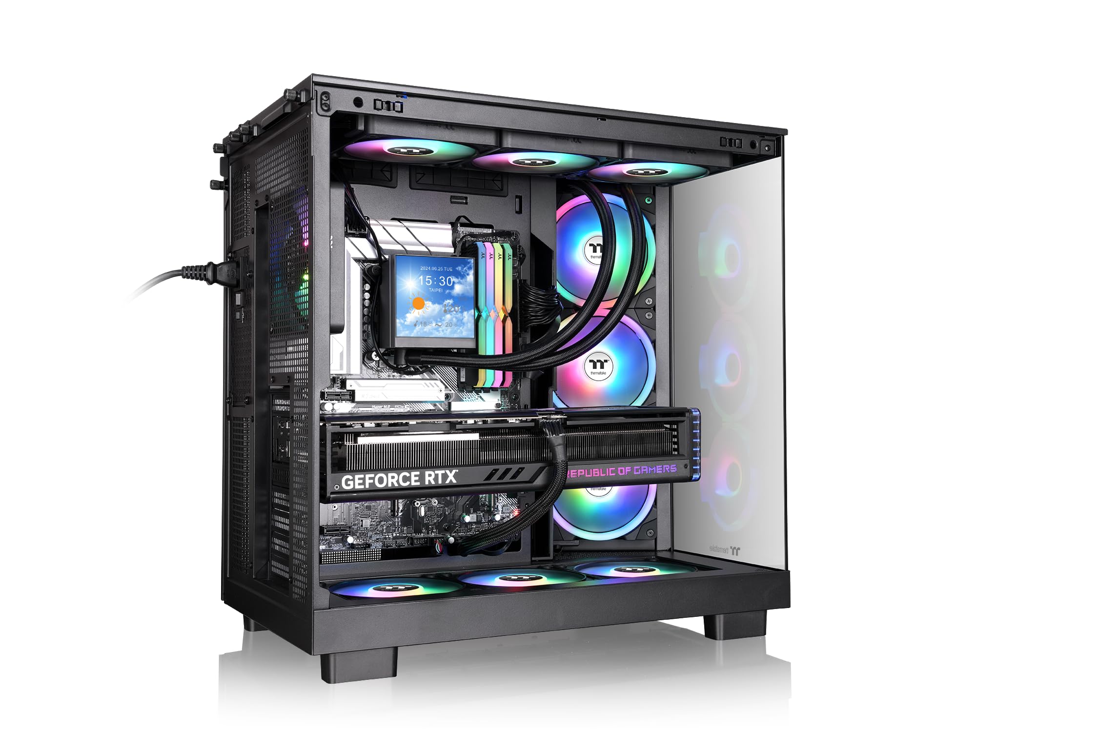 Thermaltake View 380 XL WS ARGB | Mid Tower Chassis | Black 2