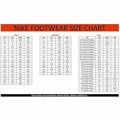 nike sandal size chart