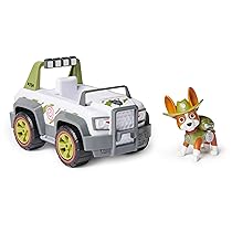 Paw Patrol, Veicolo Jungle Cruiser di Tracker, Veicolo e Personaggio Tracker, Giochi Bambini, 3+ anni