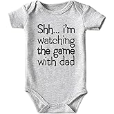 shlrzy Mess with Grandpa Baby Boy Clothes Unisex Funny Baby Bodysuits Girl