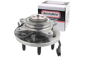 MotorbyMotor 515142 Front Wheel Bearings and Hub Assembly fits for Ford F-150, Expedition, Lincoln Navigator 2011-2014 Wheel Hub Assembly 4WD with 6 Lugs, ABS