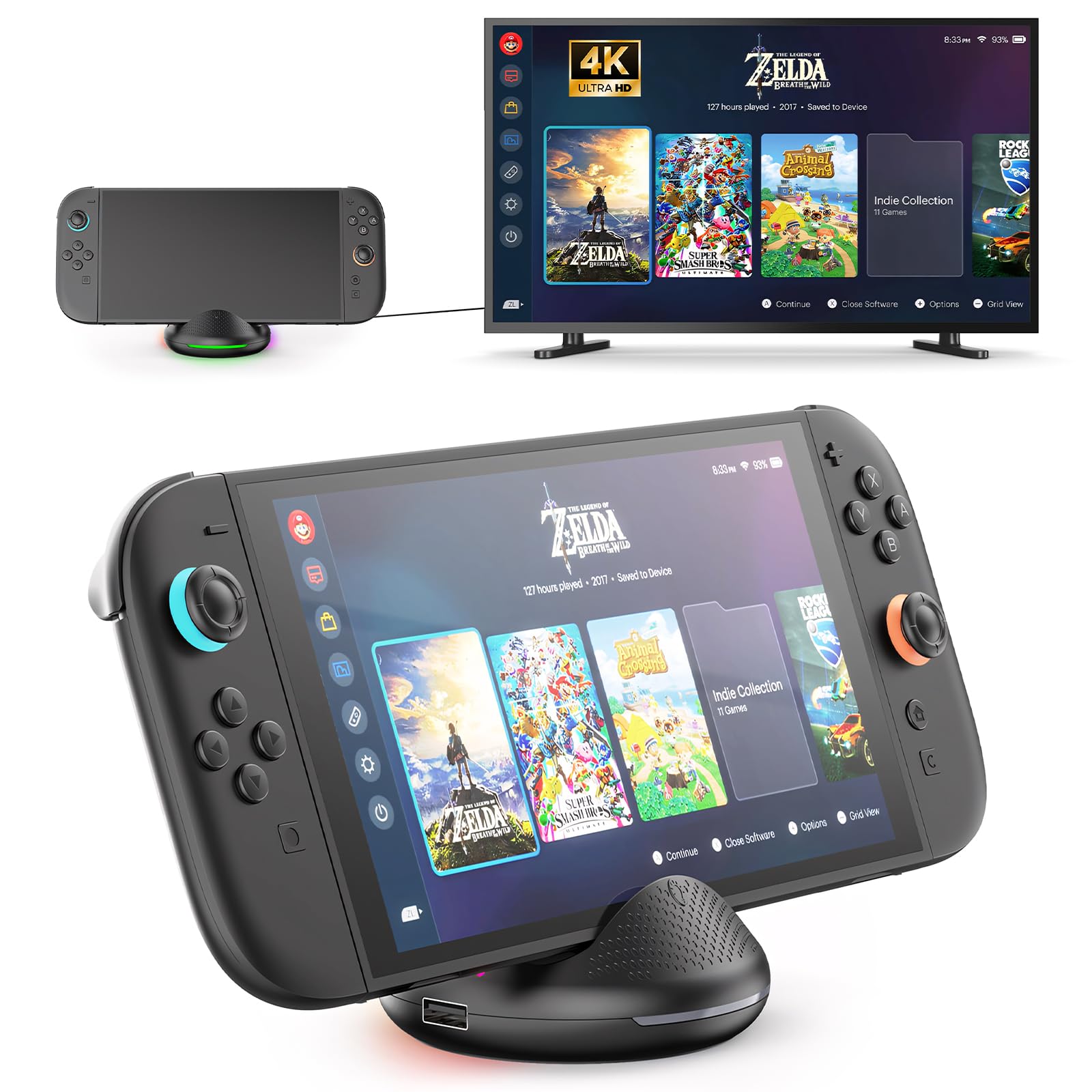 Photo 1 of Sioenl for Nintendo Switch 2 TV Dock Station