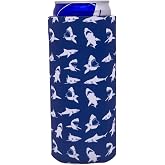 Shark Pattern Slim Can Coolie