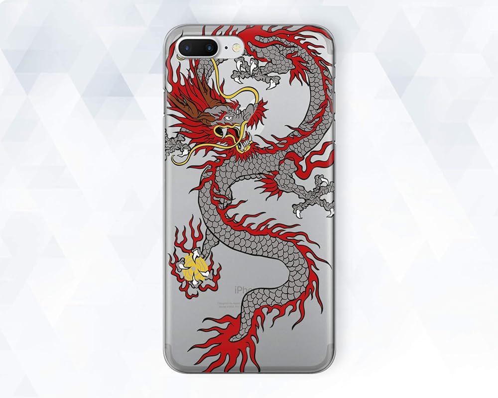 Red Chinese Dragon Phone Case 