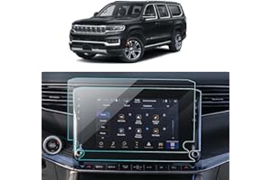 LANTU Wagoneer Screen Protector for Jeep Grand Wagoneer 2026 2025 2024 2023 2022 (Base, Series, Obsidian) Accessories Navigation Nano Touchscreen Protector Film HD Clear Bubble Free 12''-2PCS
