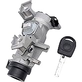 Ignition Switch Lock Cylinder Compatible with VW Jetta 2.5 GTI MK5 Rabbit Golf EOS Rabbit Scirocco Tiguan Audi A3 R8 Caddy Seat Altea Leon Toledo Skoda Octavia Superb 1K0905851B 1K0905865 5Q0905865A
