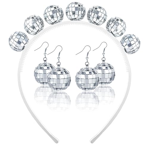 Hicarer 1970s Disco Accessories Women Costume Set Disco Ball - Main Image