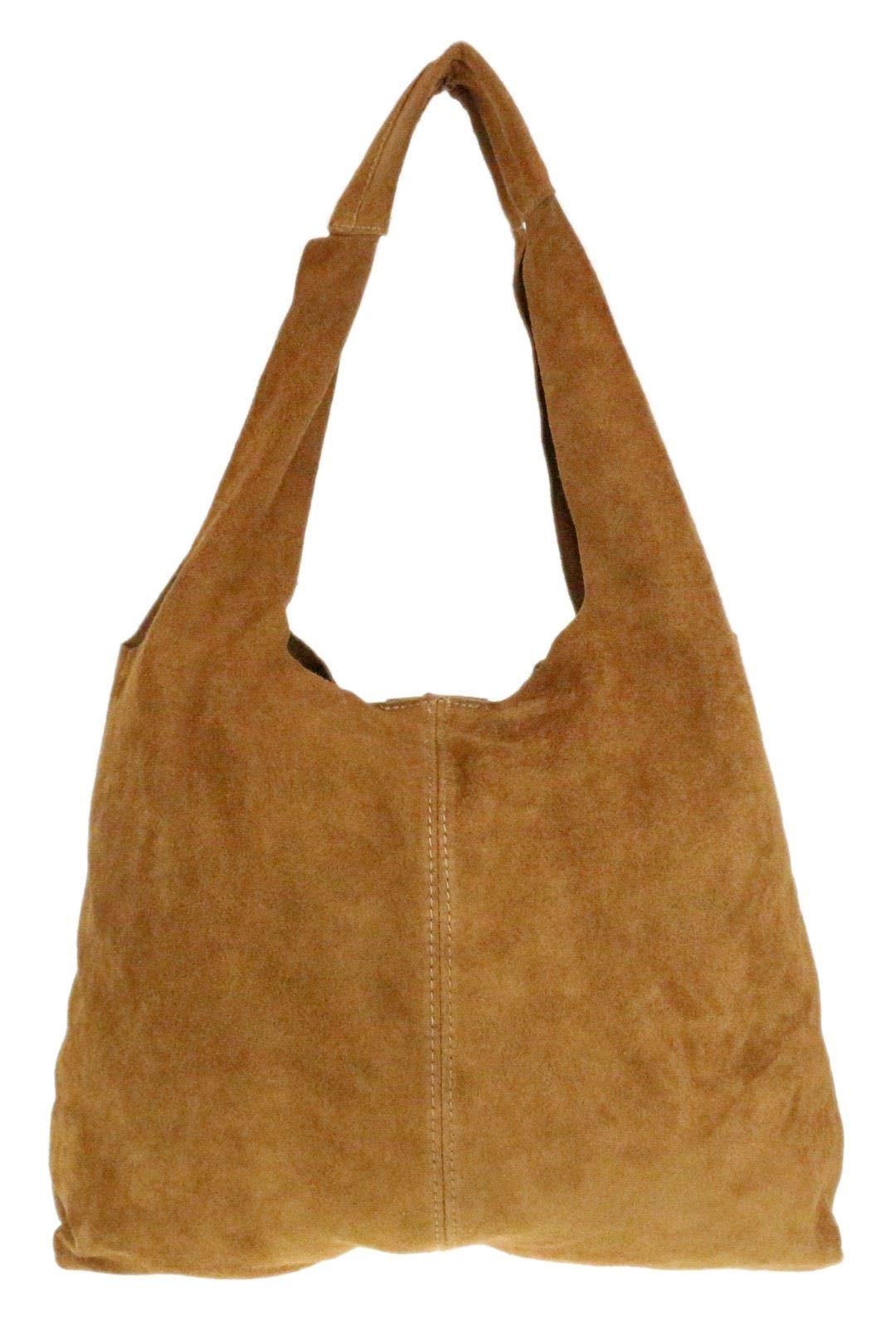 Girly Handbags Womens Plain Open Shoulder Bag - Light Tan