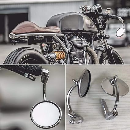 Fincos 2 Espejos Retrovisores Para Motocicleta Para Vehiculos