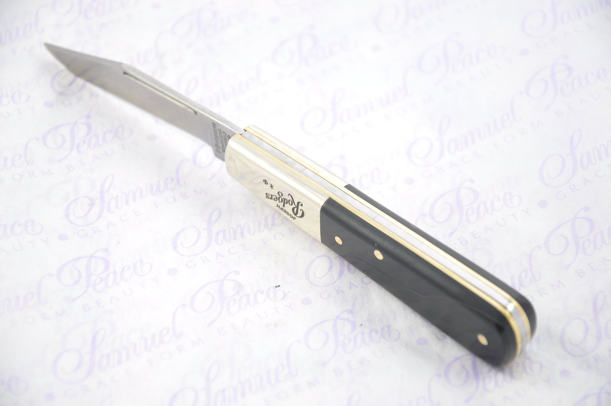 New Joseph Rodgers Delrin Clip Point Barlow Sheffield Made Pen/Pocket