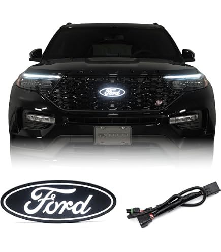 Amazon.com: Putco Luminix White Oval LED Grille Emblem Fits Ford