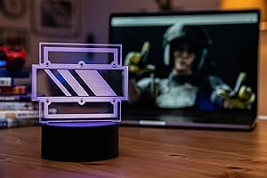 Six Siege LED Lamp - Mira Operator - Rainbow Six Siege Decor for The Bedroom or Gaming Studio - Color Changing LED Nightlight Great for Cosplay Photoshoots with Any R6 Character