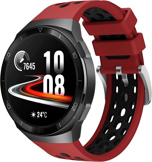 Amazon.com: Senter - Bandas de repuesto compatibles con Huawei Watch GT2E,  accesorio ajustable de silicona suave para mujeres y hombres
