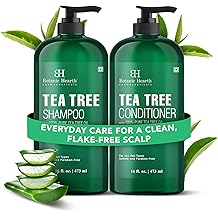 Botanic Hearth Tea Tree Shampoo and Conditioner Set | with 100% Pure Tea Tree Oil, for Itchy and Dry Scalp, Sulfate/Paraben F