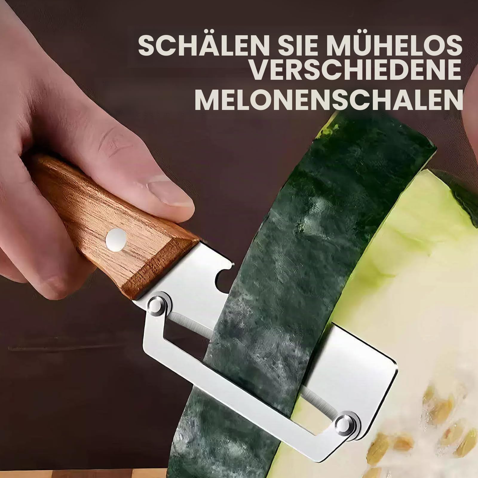 2 Stück Küchen Schäler, Hochwertiger GemüSeschäLer Mit Holzgriff Und FlaschenöFfner: 2-In-1-Küchenwerkzeug Aus Edelstahl, Geeignet FüR Obst, äPfel, Kartoffeln, KüRbis Und Papaya 6