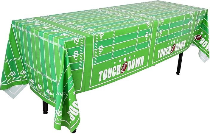 Amazon.com: Football Field Tablecloth 1 Pack for Football Birthday