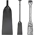 JUSTOOP Dragon Boat Paddle Lightweight Full Carbon Fiber with Paddle Bag, 120/122/125CM (47/48/49 Inches) and Adjustable Dragon Boat Paddle115-130cm（）, IDBF Approved