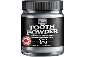 Tooth Powder 200g (7oz) |Made In Canada| – Natural Whitening & Detoxifying Powder for Strong, Healthy Teeth and Gums – Gentle