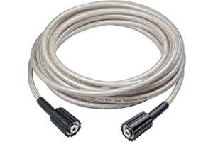 FENKABS 25FT Pressure Washer Hose Replacement Compatible with Greenworks Model 5200402 - High Pressure Hose for Greenworks Electric Power Washers, 1/4 Inch Quick Connect