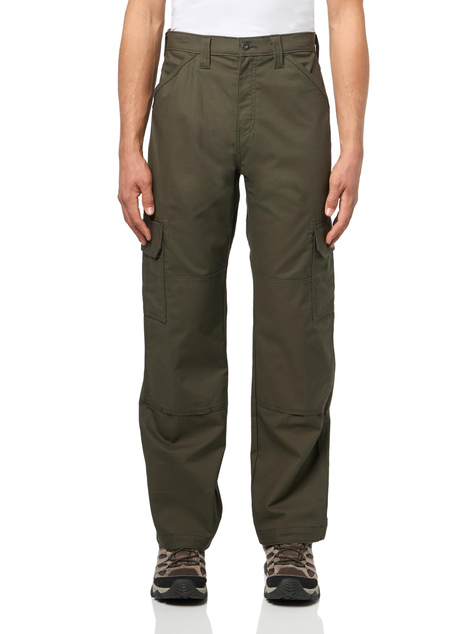 Dickies Flex DuraTech Relaxed Fit Ripstop Cargo Pants, Moss Green, 34 34